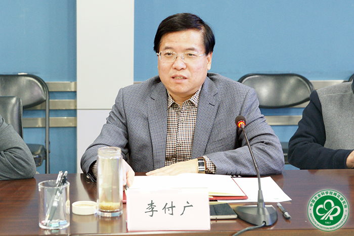 江西省棉花研究所党委书记余进祥一行来所访问交流